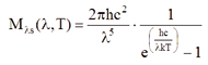 Planck formula