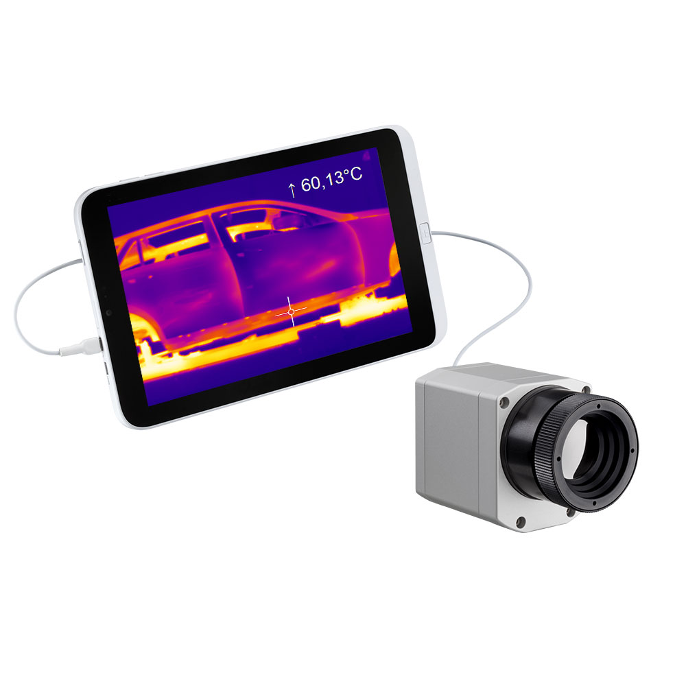 IR camera optris PI 450 with tablet