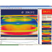 Thermografie-Software optris PI Connect (Solarzelle)